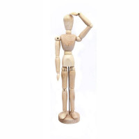 Манекен (чоловік), дерево, висота 20,32см., D.K.ART CRAFT