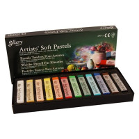 Пастель сухая, проф, мягкая, 12цв, АСОРТИ, квадр, MPV-12, MUNGYO