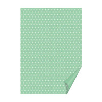 Бумага с рисунком Звезды , 21х29,7см, Ментоловый, 300 г м2, Heyda