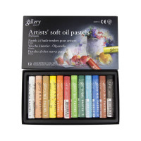 Пастель олійна м'яка проф., 12кол., MOPV-12, MUNGYO