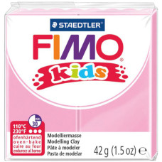 Пластика Fimo kids, Розовая светлая, 42г, Fimo