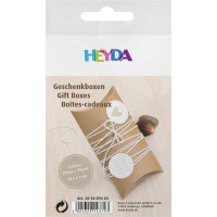 Набор картонных коробочек для подарка, Коричневый светлый, 300 г / м2, 9х12,5 см, 6 шт, Heyda