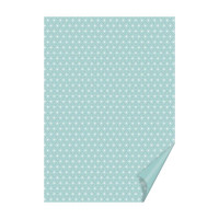 Бумага с рисунком Звезды , 21х29,7см, Голубой, 200 г м2, Heyda