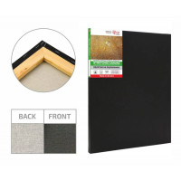 Подрамник, 45х80 см, мелкое зерно, Черный грунт, хлопок, ROSA Gallery