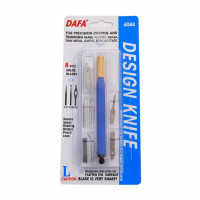 Набор для моделирования 6044: нож макетный, 8 сменных лезвий + 7 насадок, DAFA