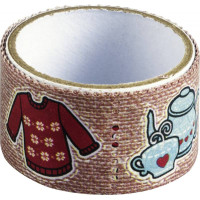 Бумажный скотч Love Peace 34 мм х 2,4 м, Heyda