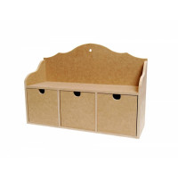 Комод, 3 ящика, МДФ, 33х10,5х23 см, ROSA TALENT