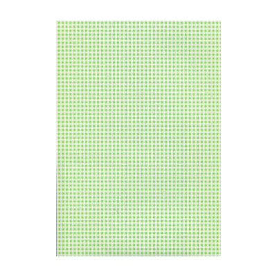 Папір з малюнком "Клітинка" двосторонній, Світло-зелений, 21*31см, 200 г/м2, Heyda