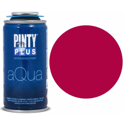 Краска-аэрозоль на водной основе Aqua, Красная, 150 мл, PINTYPLUS