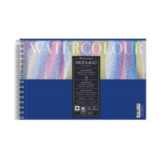 Альбом для акварели на спирали Watercolor A6 (13,5х21 см), 300г / м2, 12л, Fabriano
