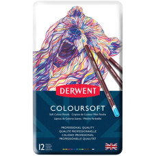 Набор цветных карандашей Coloursoft, 12 шт Derwent