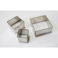 Набор каттеров, Квадратные, 3 шт, 20/30/40 мм, D,K, Art Craft