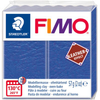 Пластика Leather-effect, Індіго, 57 гр, Fimo