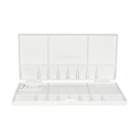 Палитра пластиковая, профессиональная складывающаяся, 20х10х1,8 см, D,K,ART CRAFT