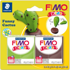 Набор Fimo Kids, Кактус 2 цв.х42 г, Fimo